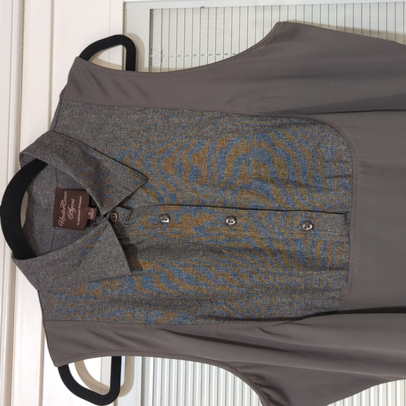 Undercover Agent by Kathleen Kirkwood Top Sleeveless Blouse Shirt XL Like New - Picture 3 of 5